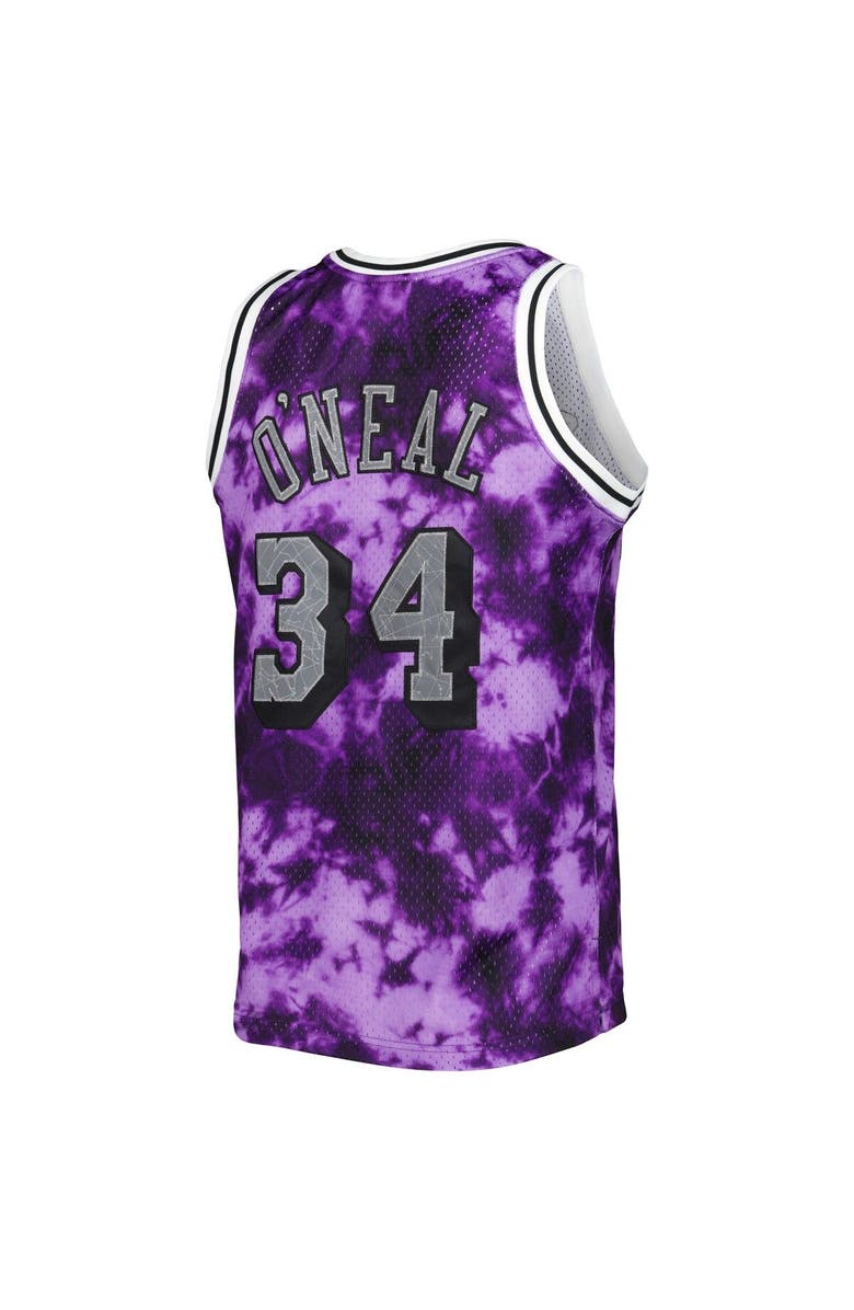 Mitchell & Ness Men's Mitchell & Ness Shaquille O'Neal Purple Los Angeles Lakers 1996/97 Galaxy Swingman Jersey, Alternate, color, 