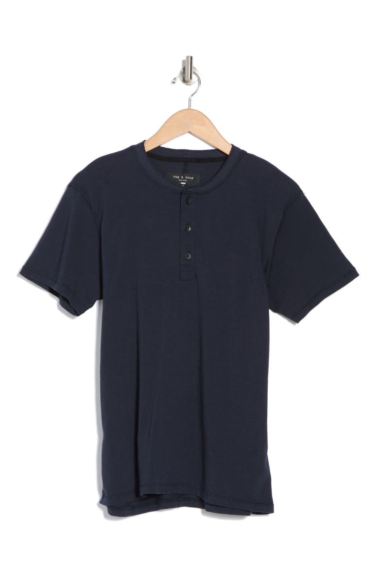 Classic Cotton Slub Jersey Henley, Alternate, color, NAVY