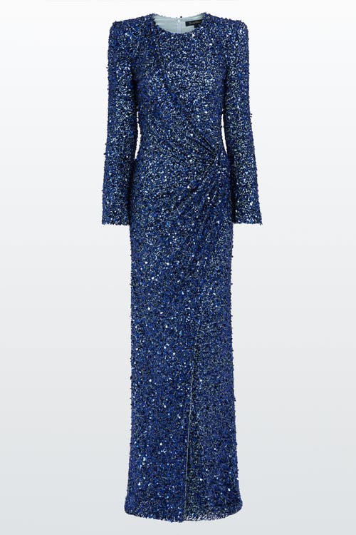 Jenny Packham Marie Maxi Dress In Blue