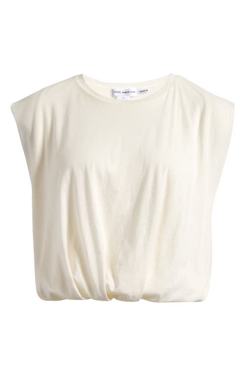 Good American Gathered Hem Muscle Top