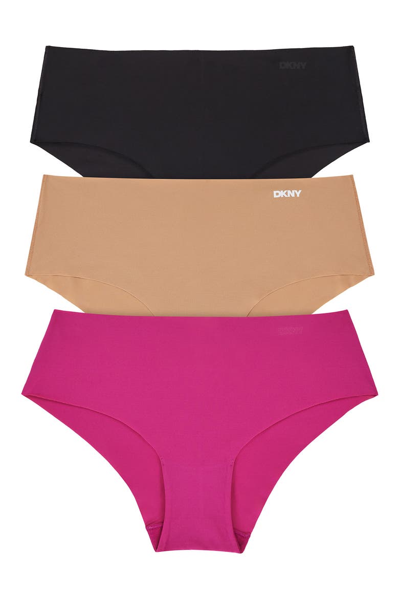 Litewear Cut Anywear 3-Pack Hipster Panties, Main, color, BKGLWFUSHA