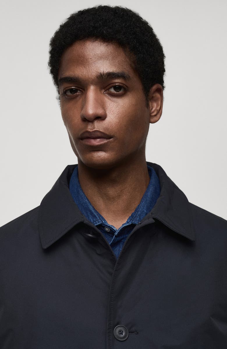 MANGO Water Repellent Trench Coat, Alternate, color, 