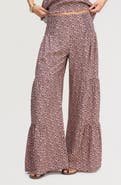 Sam Edelman Ruffled Hammered Satin Pants