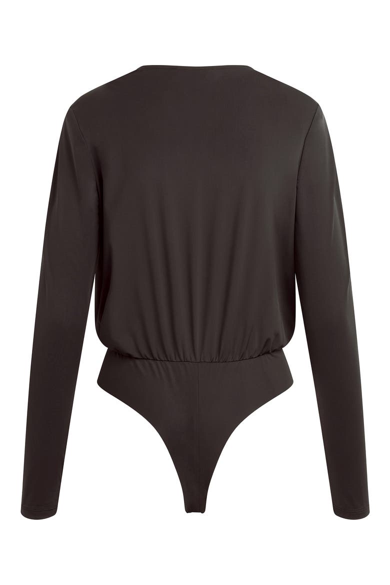 The Slinky Date Bodysuit, Alternate, color, ESPRESSO