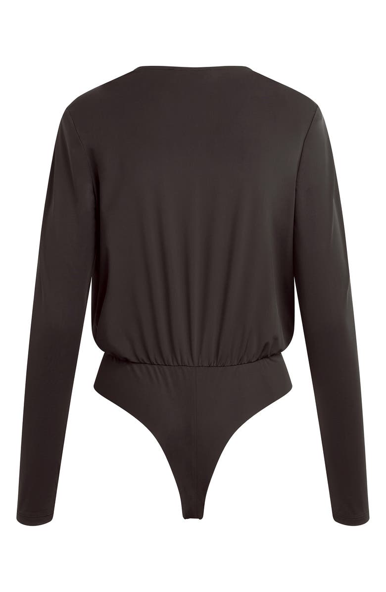 Favorite Daughter The Slinky Date Bodysuit, Alternate, color, Espresso