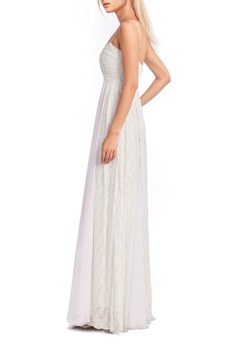 Shirred Gown, Alternate, color, IVORY
