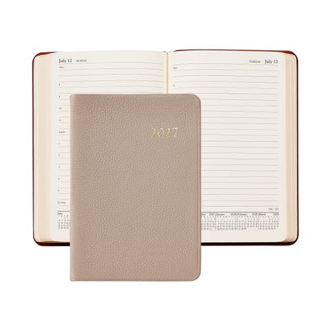 2027 Leather Daily Journal