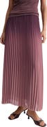 MANGO Pleated A-Line Skirt