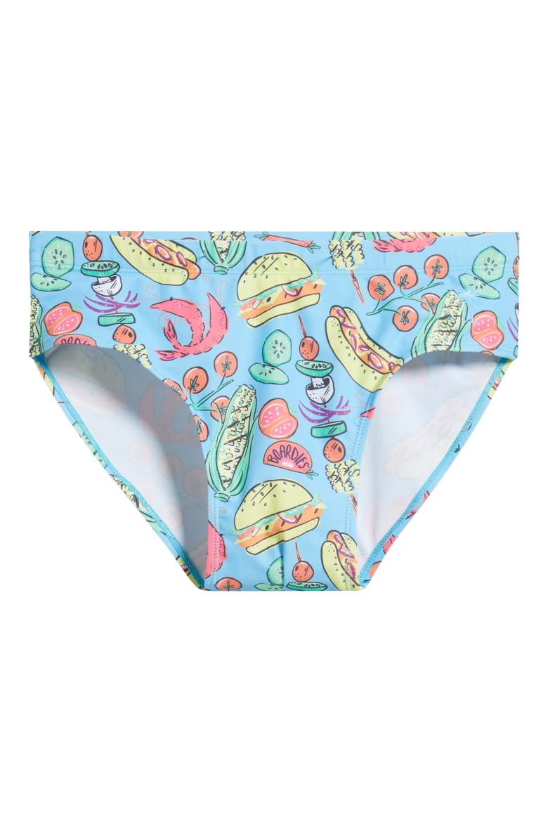 Grill Master Swimsuit, Alternate, color, BLUE