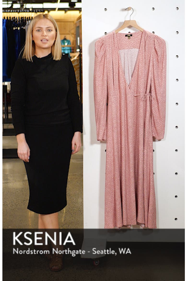 Caley Wrap Midi Dress video