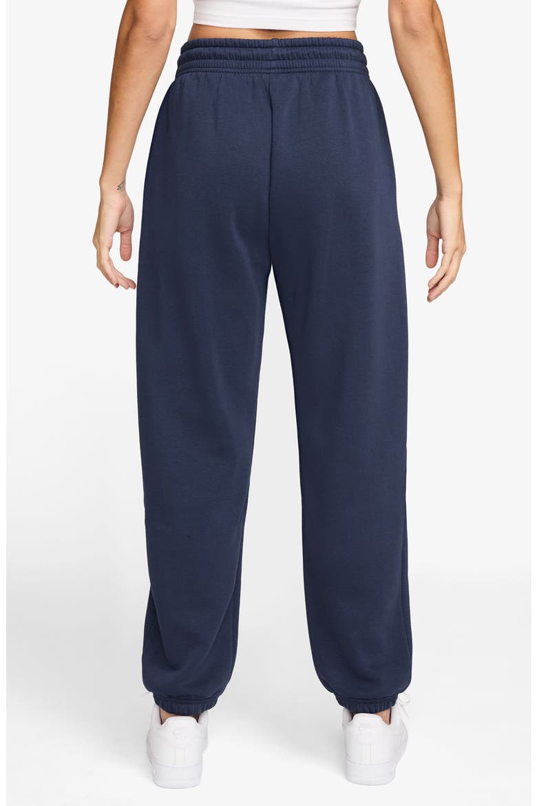 Sportswear Phoenix Fleece High-Waisted Oversized Sweatpants, Alternate, color, MNNAVY/SAIL