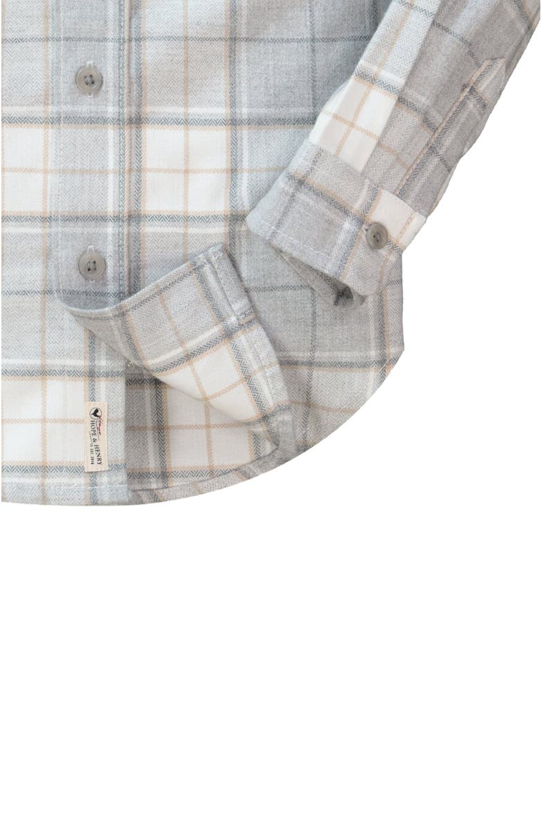 Hope & Henry Baby Boys' Organic Flannel Shirt, Infant, Alternate, color, 