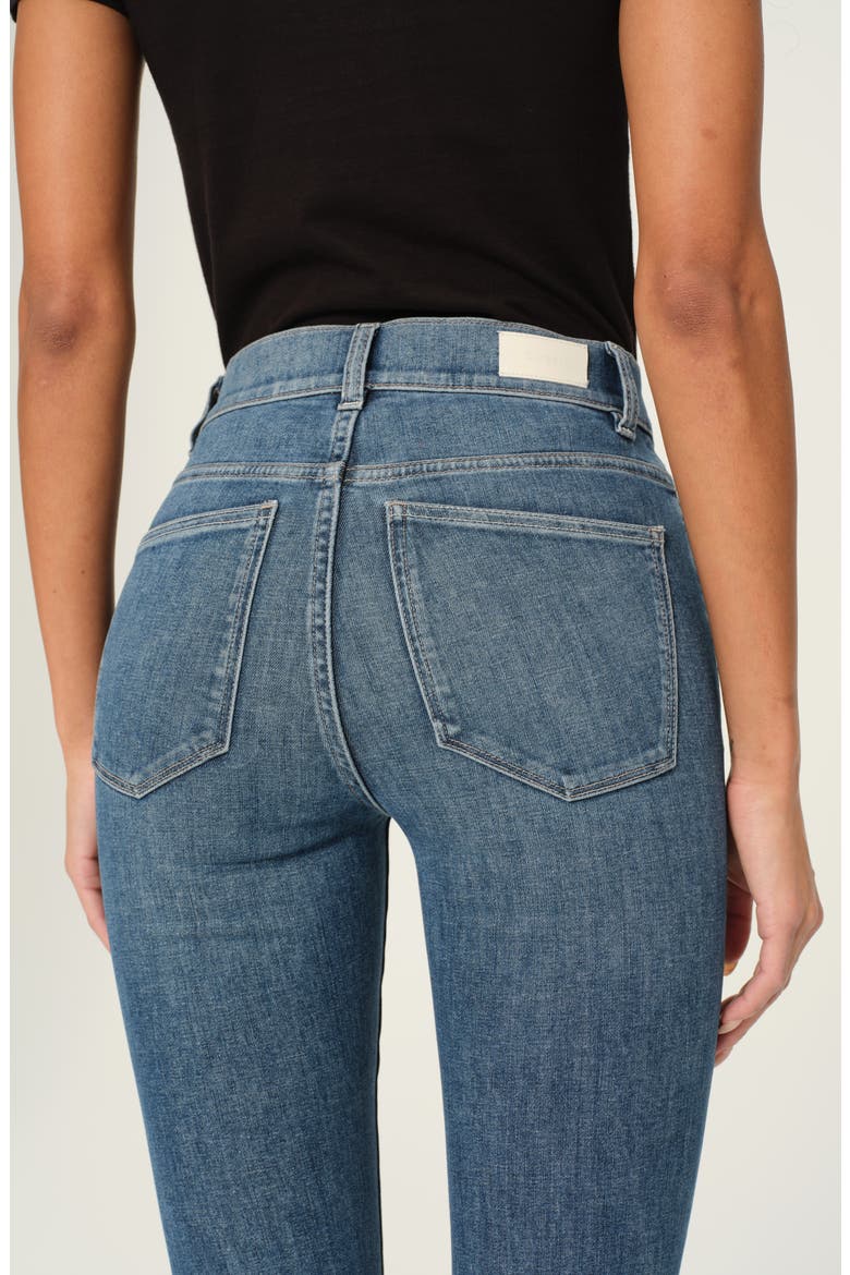 Bridget Instasculpt Raw Hem Ankle Bootcut Jeans, Alternate, color, SEA HARBOR ULTIMATE