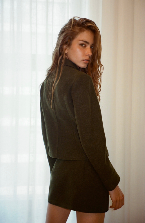 All My Love Daisy Jacket In Green