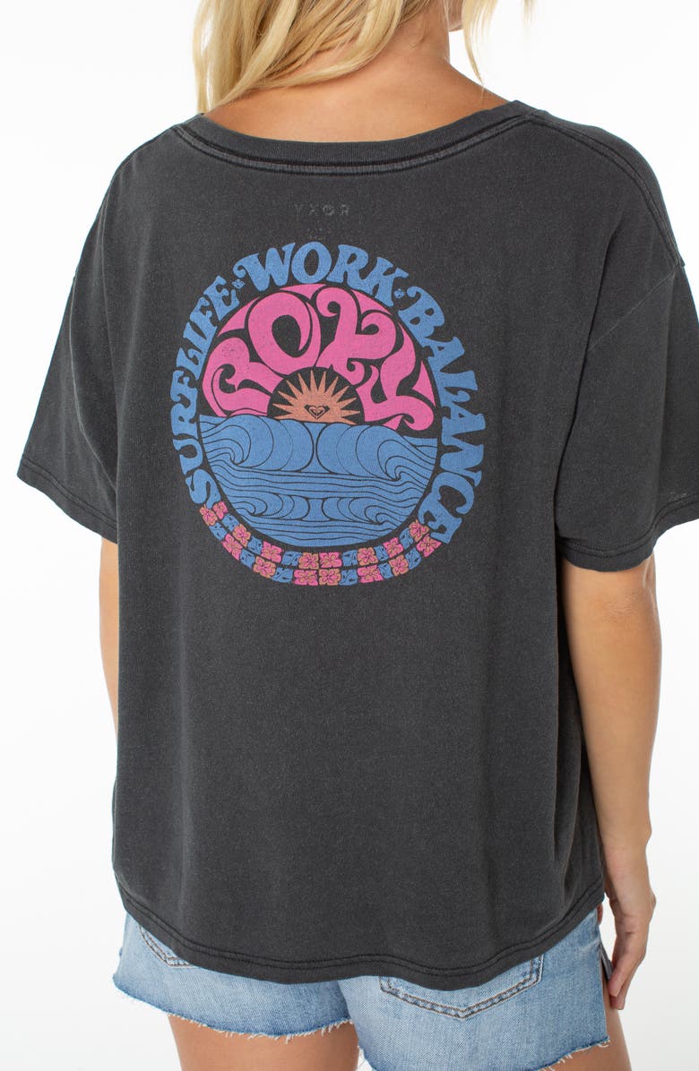 Roxy Oversize Graphic T-Shirt, Alternate, color, Phantom
