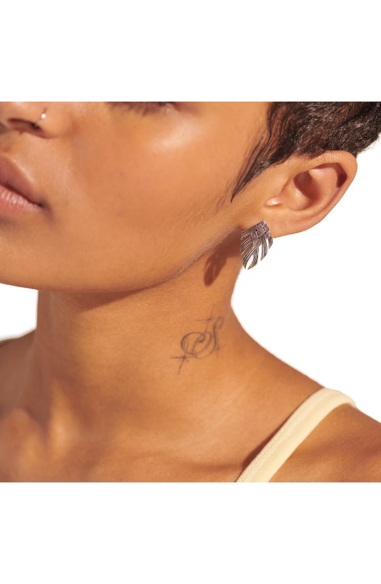 John Hardy Bamboo Woven Earrings, Alternate, color, 