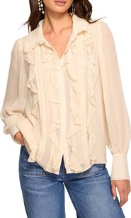 Ramy Brook Claire Ruffle Shirt