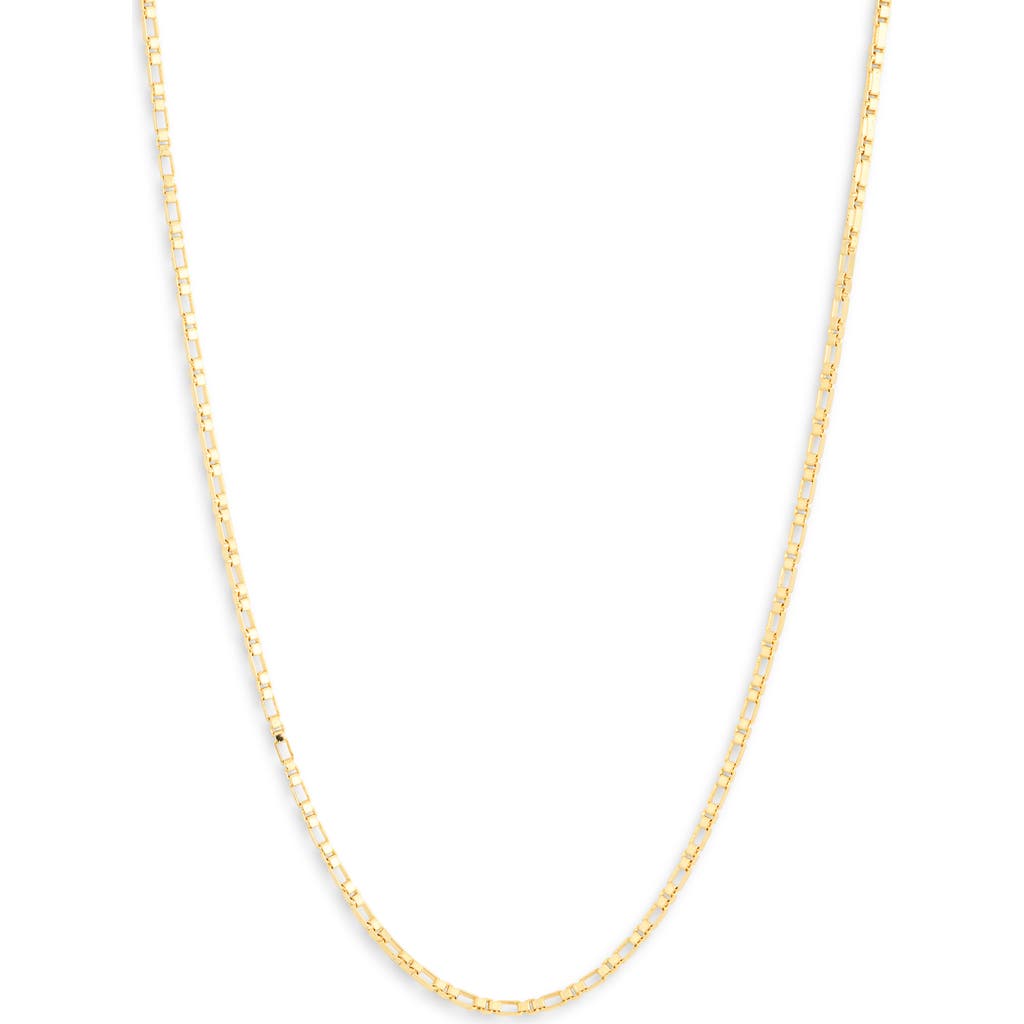 ARGENTO VIVO ARGENTO VIVO THIN OPEN LINK CHAIN NECKLACE