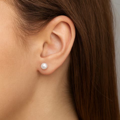 Shell Pearl Studs Earrings