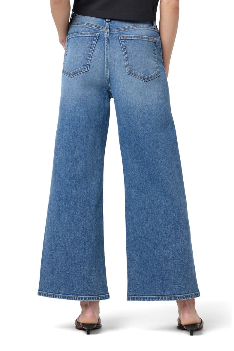High Waist Ankle Wide Leg Jeans, Alternate, color, TOPANGA