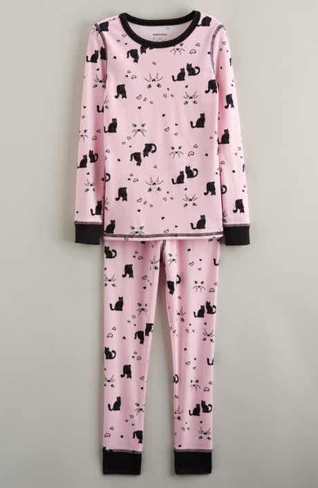 Nordstrom Kids' Glow in the Dark Fitted Two-Piece Pajamas