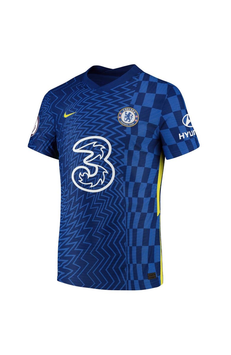 Nike Men's Nike Blue Chelsea 2021/22 Home Vapor Match Authentic Jersey, Alternate, color,