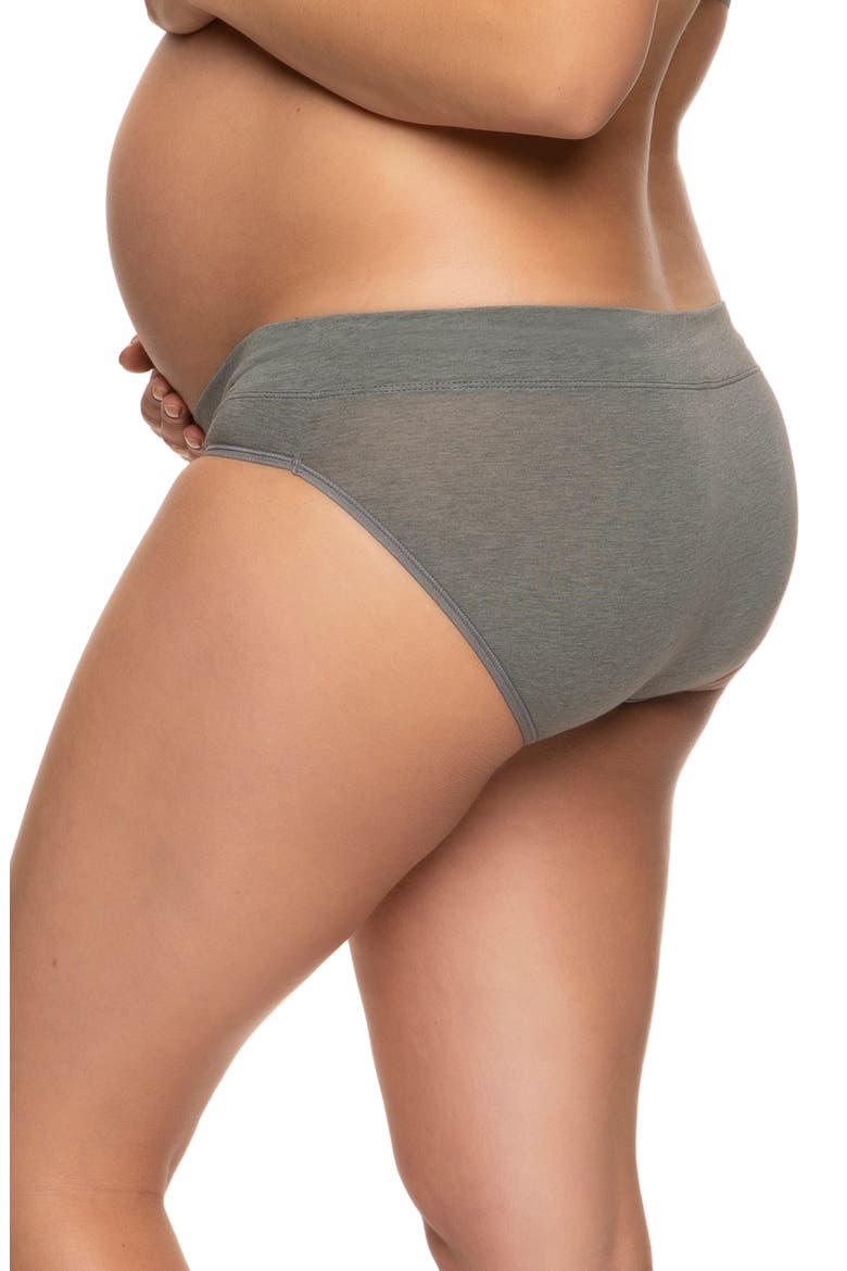 3-Pack Organic Cotton Maternity Briefs, Alternate, color, SLATE/ SKY/ CLOUD