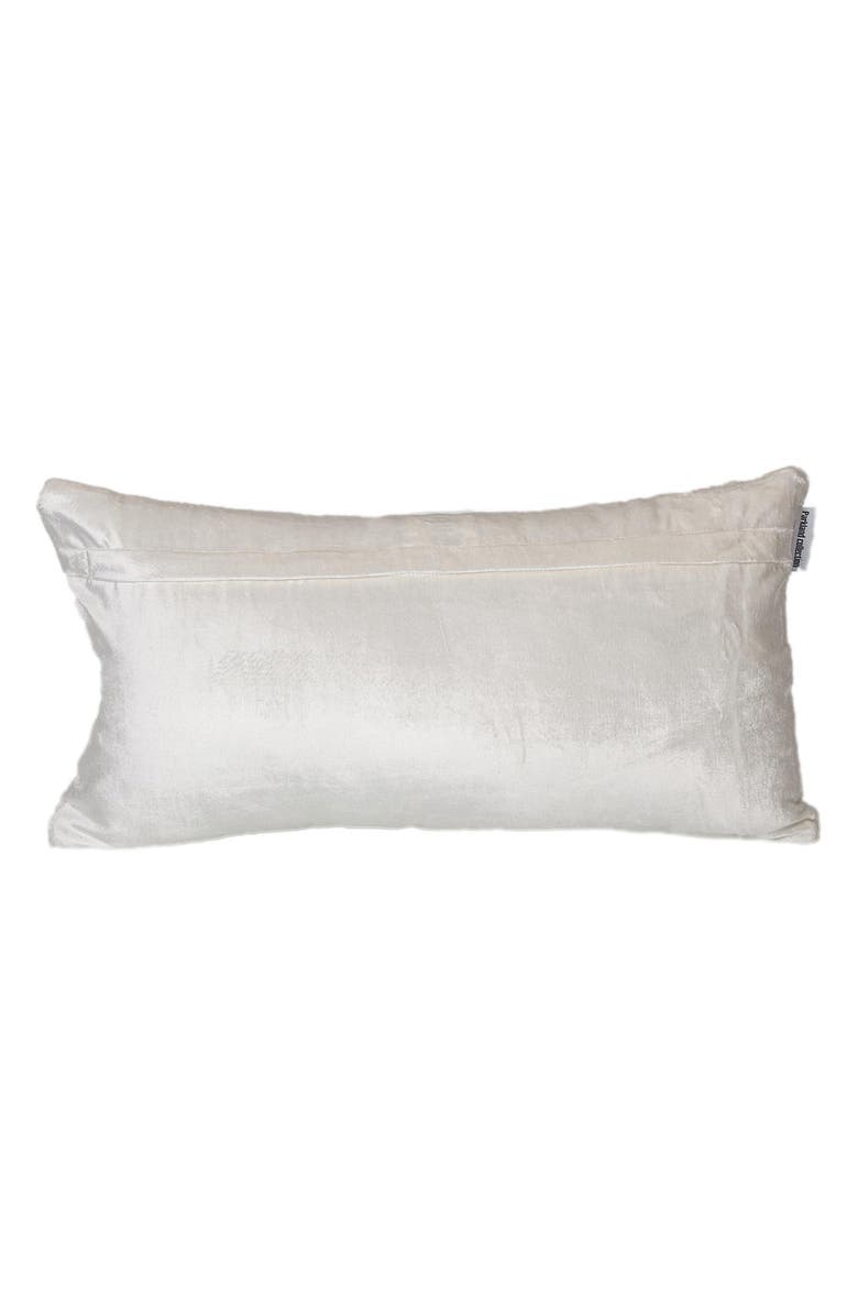 PARKLAND COLLECTION Iphis Topstitched Throw Pillow, Alternate, color, White