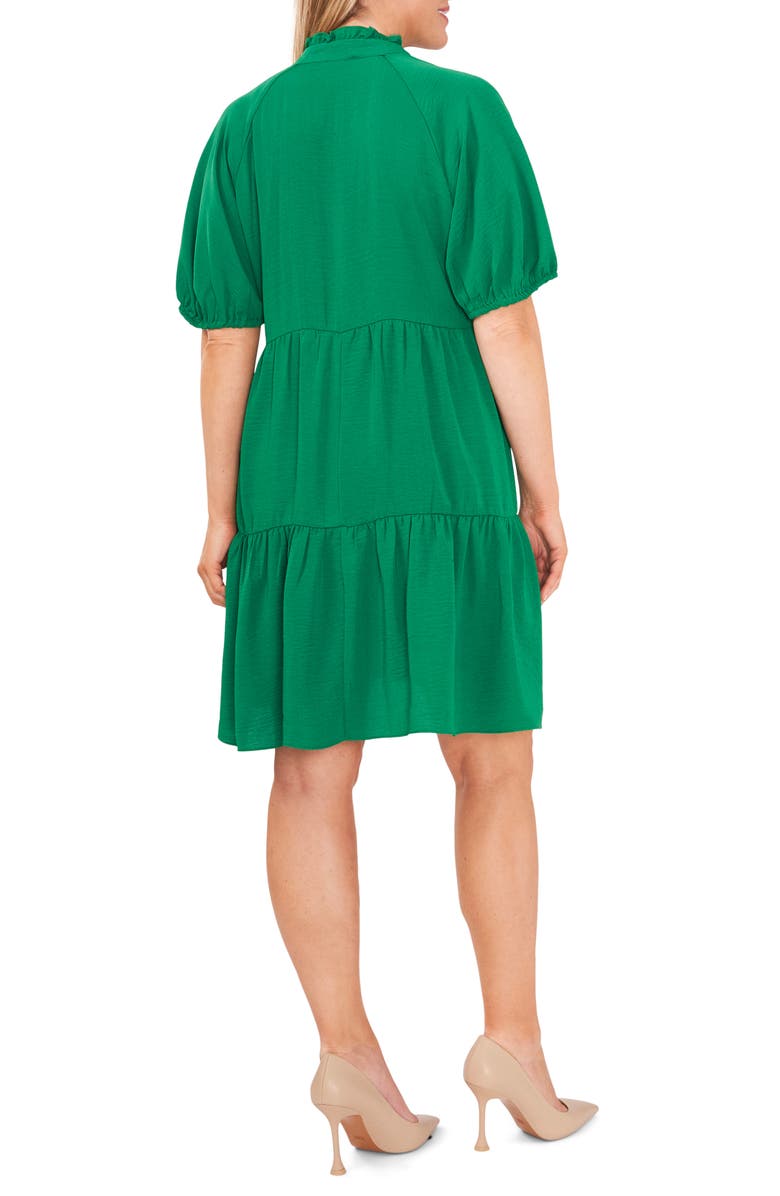 CeCe Tiered Ruffle Neck Dress, Alternate, color, 