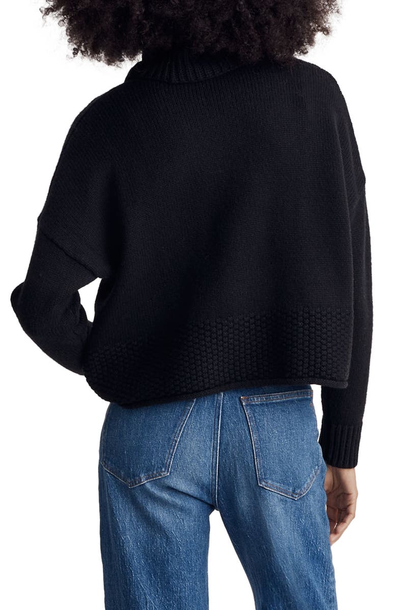 Madewell Sadler Turtleneck Sweater, Alternate, color,