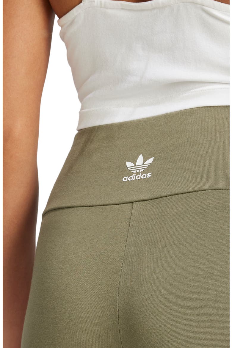Adicolor 3-Stripes Leggings, Alternate, color, OLIVE STRATA