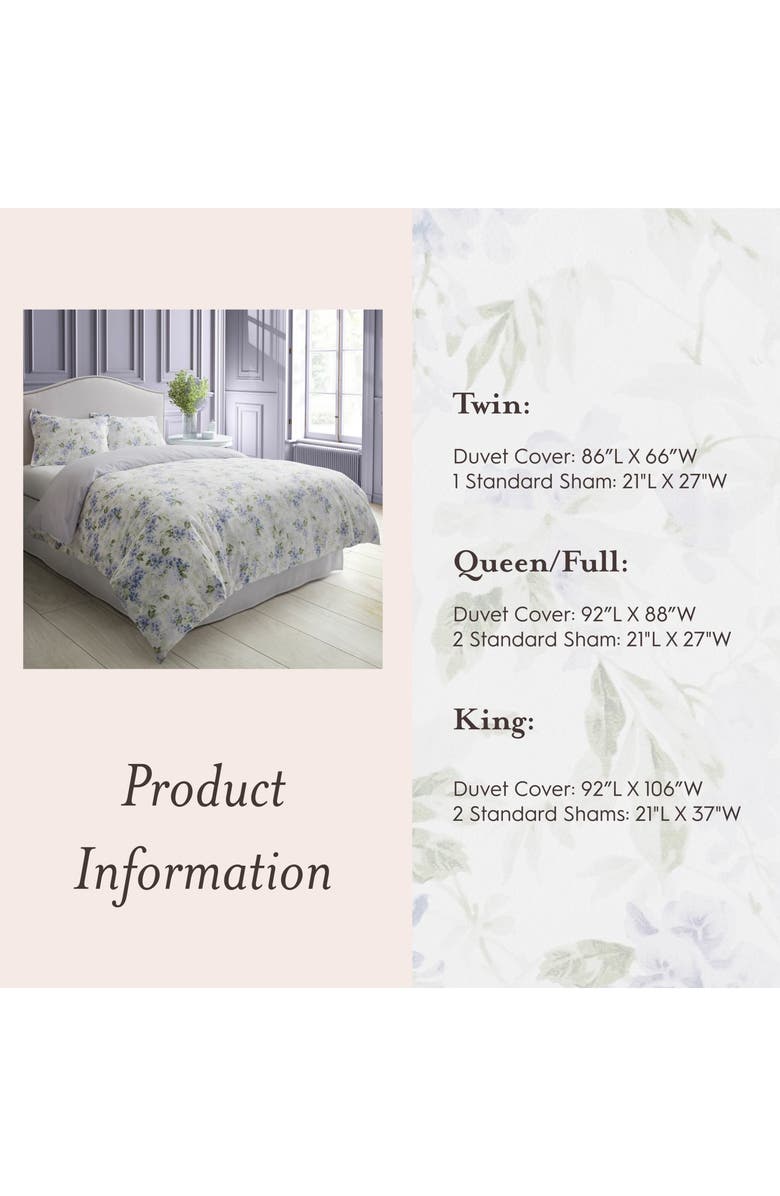 Laura Ashley Wisteria Fleece Comforter Set, Alternate, color, Blush