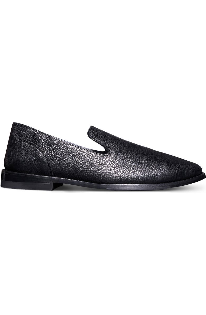 Tecovas The Monterrey Midnight Bison Loafer, Alternate, color, Black