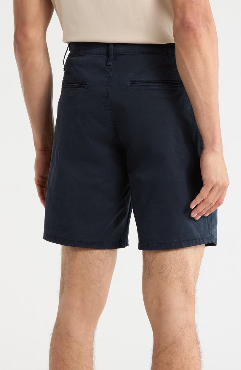 rag & bone Classic Stretch Cotton Chino Shorts, Alternate, color, Navy