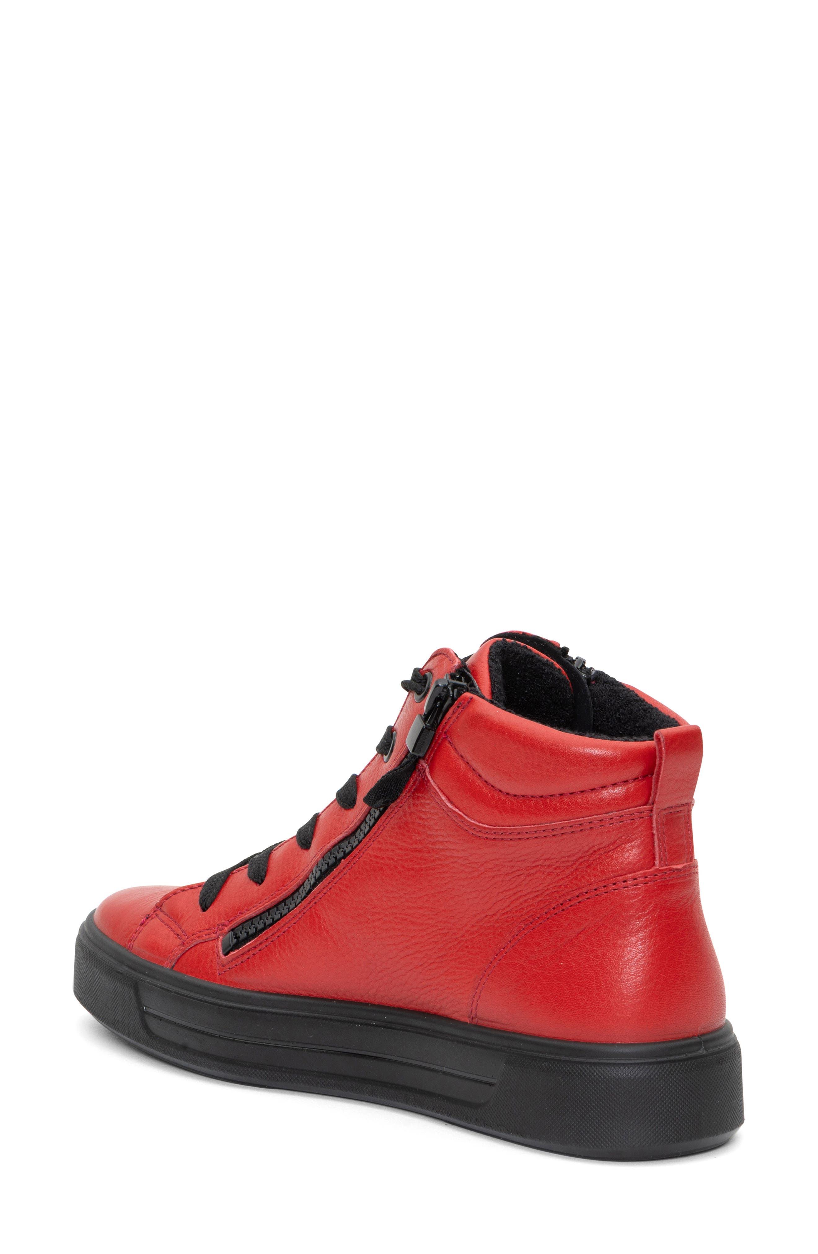 Camden High Top Sneaker, Alternate, color, RED