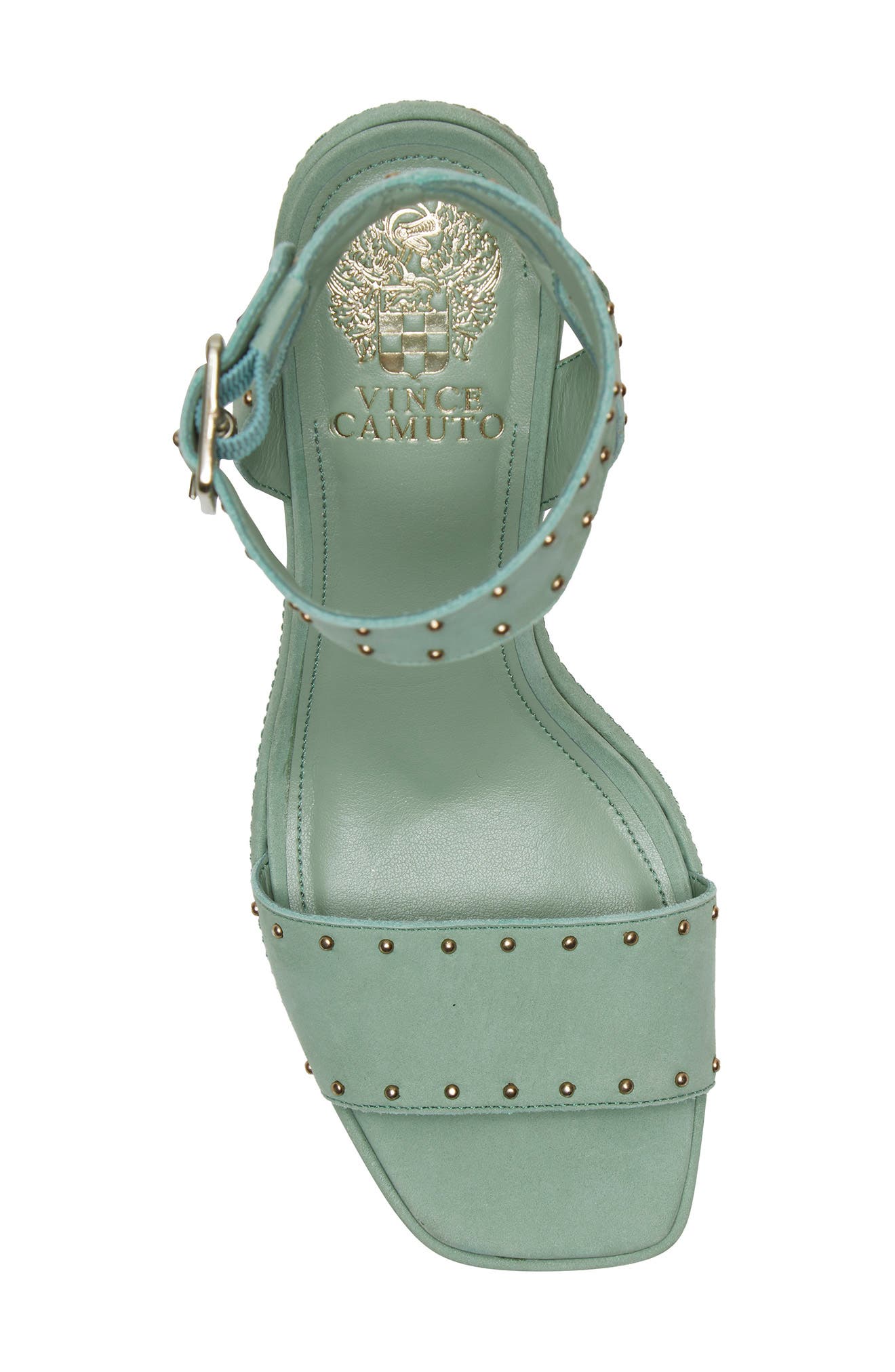 Shyremin Ankle Strap Sandal, Alternate, color, GREEN ASH