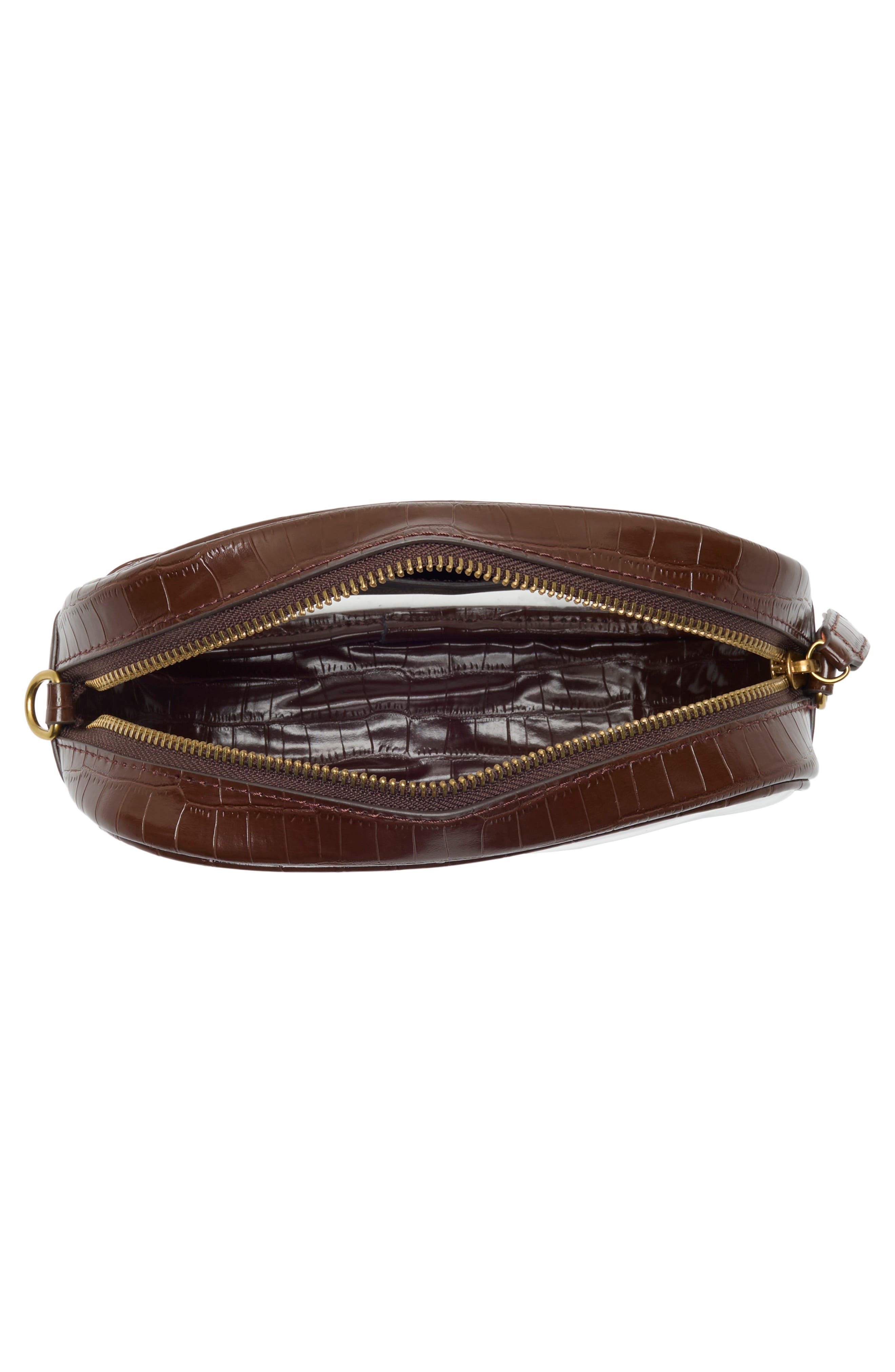 Chiswick Clear Vinyl Camera Bag, Alternate, color, OPEN BROWN