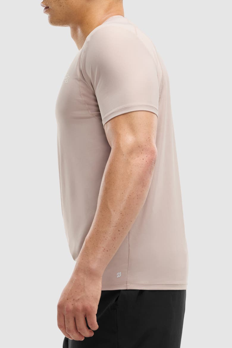 Essential Performance Short Sleeve, Alternate, color, Sand