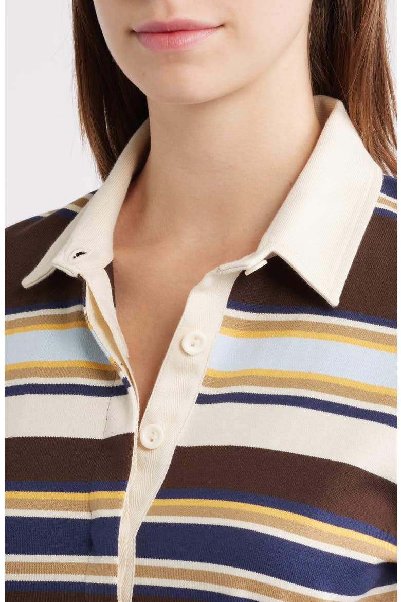 Beaumont Striped Long Sleeve Rugby Shirt, Alternate, color, MULTI-COLOR
