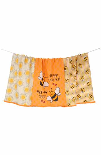 Bee-Ing There Set of 3 Kitchen Towels