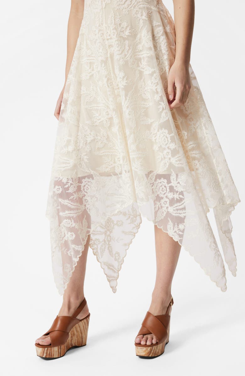 & Other Stories Sleeveless Lace Dress, Alternate, color, White Dusty Light