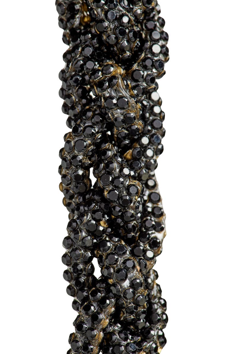 Steve Madden Rhinestone Rope Braided Belt, Alternate, color, 