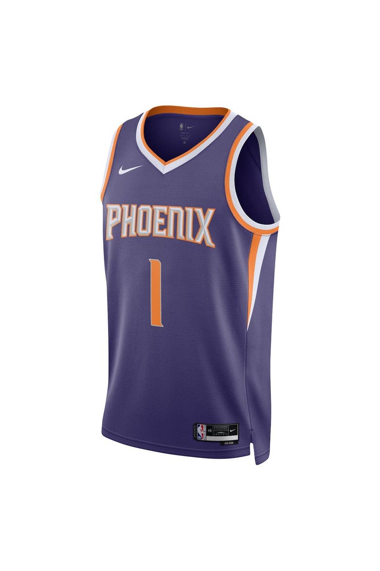 Unisex Nike Devin Booker Purple Phoenix Suns Swingman Jersey - Icon Edition, Alternate, color, Purple