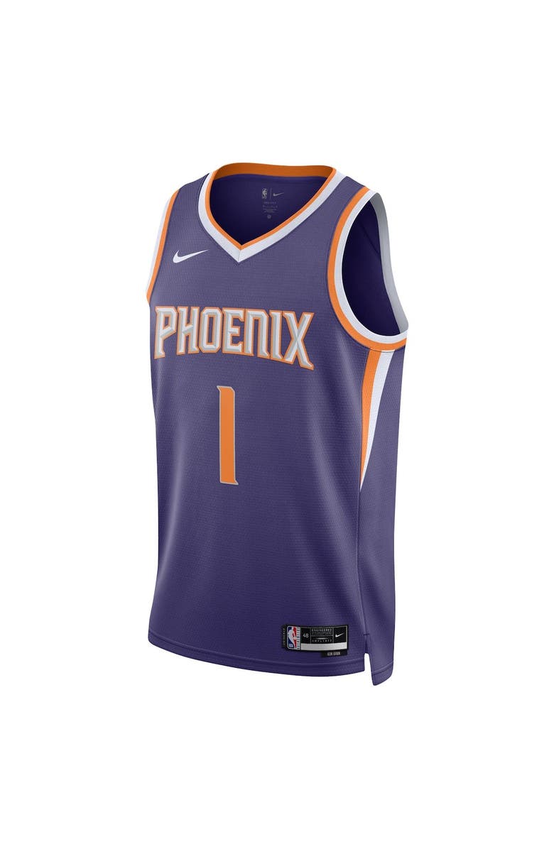 Nike Unisex Nike Devin Booker Purple Phoenix Suns Swingman Jersey - Icon Edition, Alternate, color, Purple