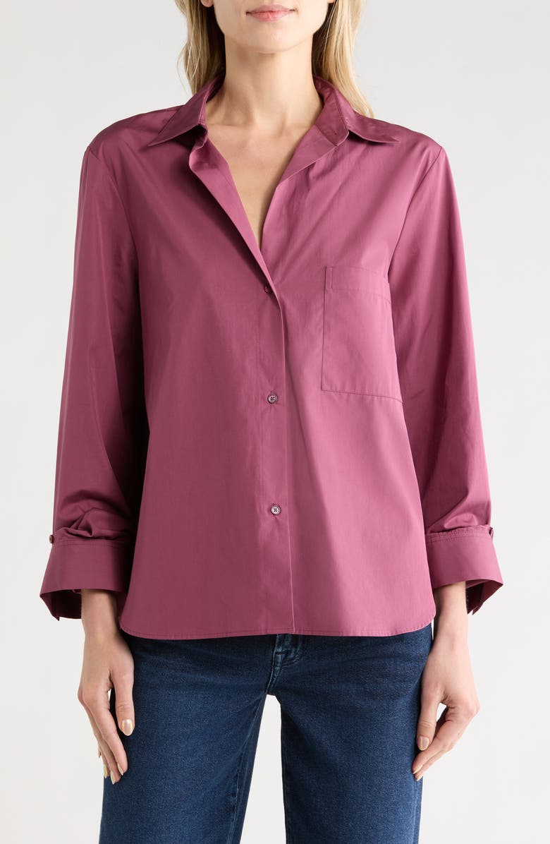 TWP Next Morning Shirt, Main, color, Crushed Violets