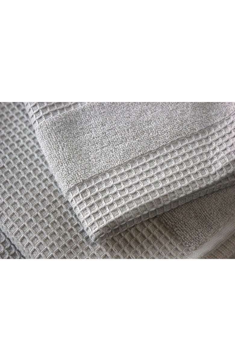 MELANGE HOME Waffle Terry 6-Piece Towel Set, Alternate, color,