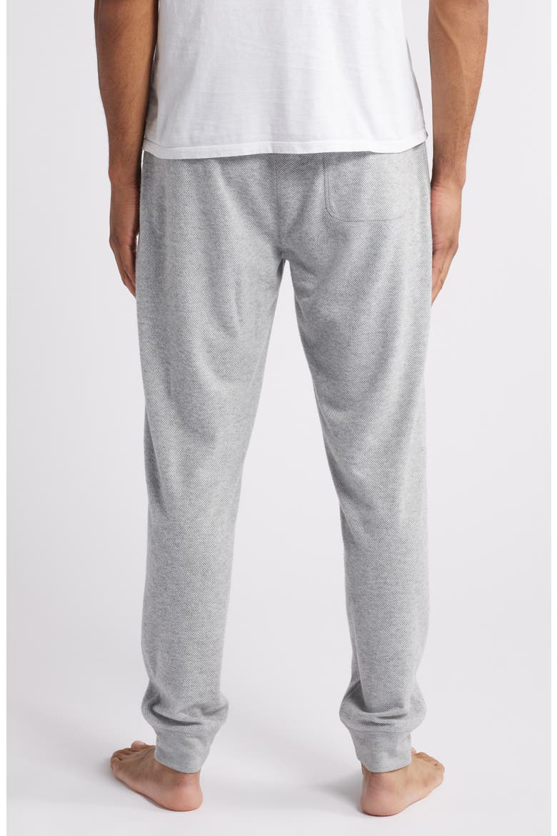 Brushed Twill Pajama Joggers, Alternate, color, GREY