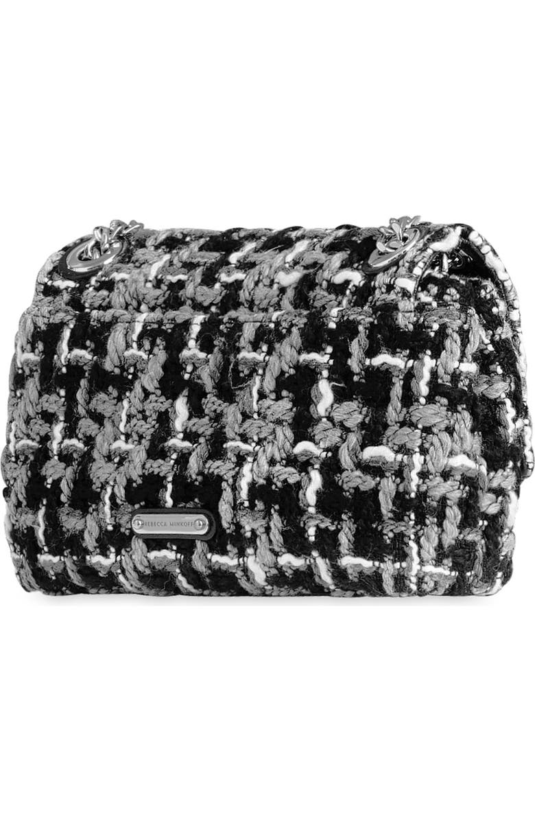 Rebecca Minkoff Edie Tweed Convertible Crossbody Bag, Alternate, color,