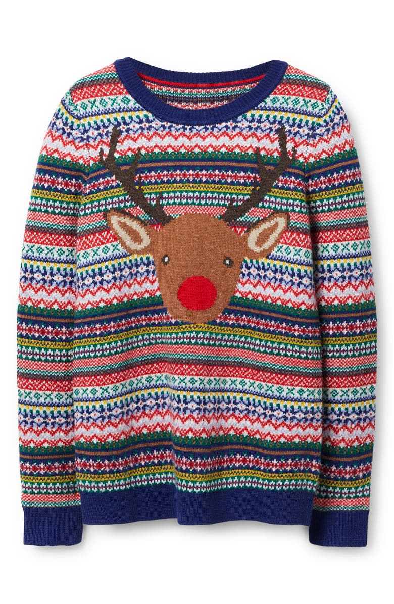 Boden Christmas Sweater, Alternate, color, 