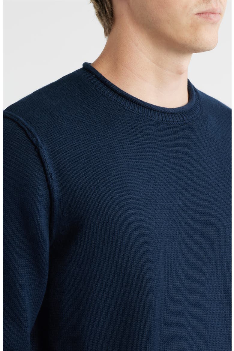 Lightweight Cotton Sweater, Alternate, color, NAVY